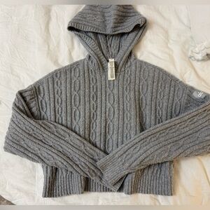 Alo Yoga Gray Cable Knit Set